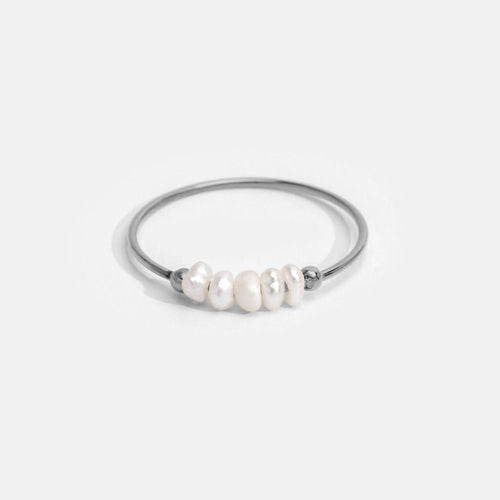 Classic Pearl Ring in Silver