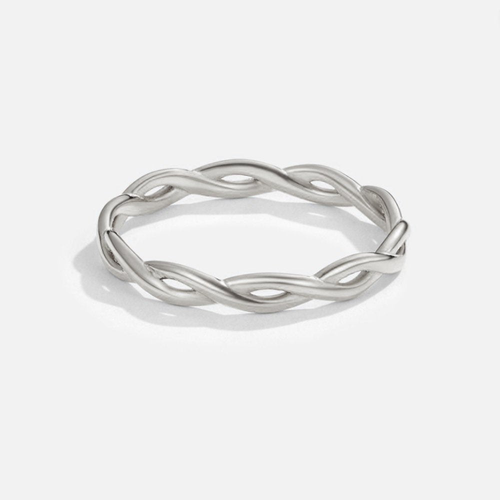 Infinity Ring in Silver