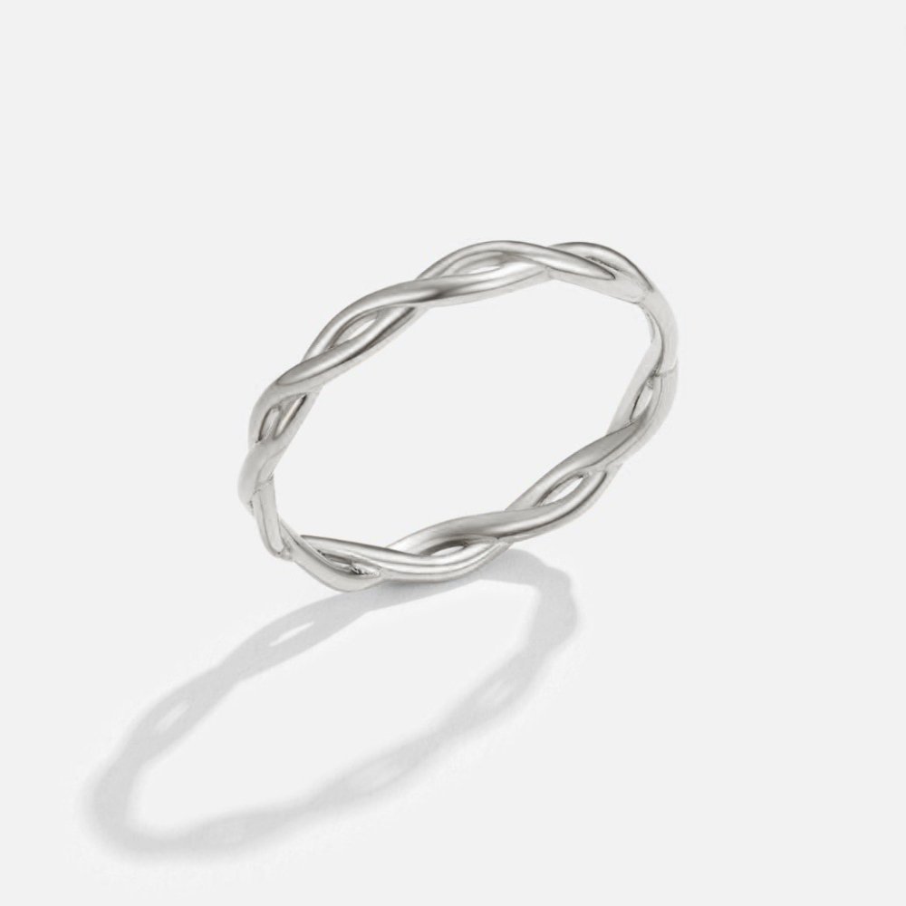 Infinity Ring in Silver
