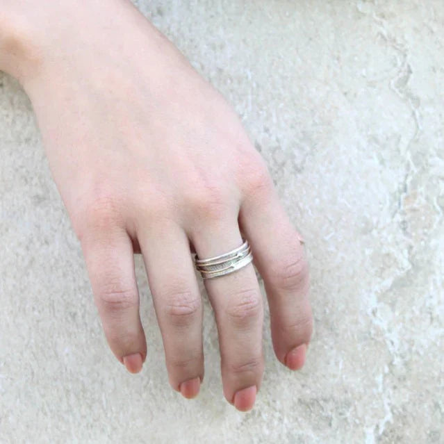 Shine Layered Ring in Gold