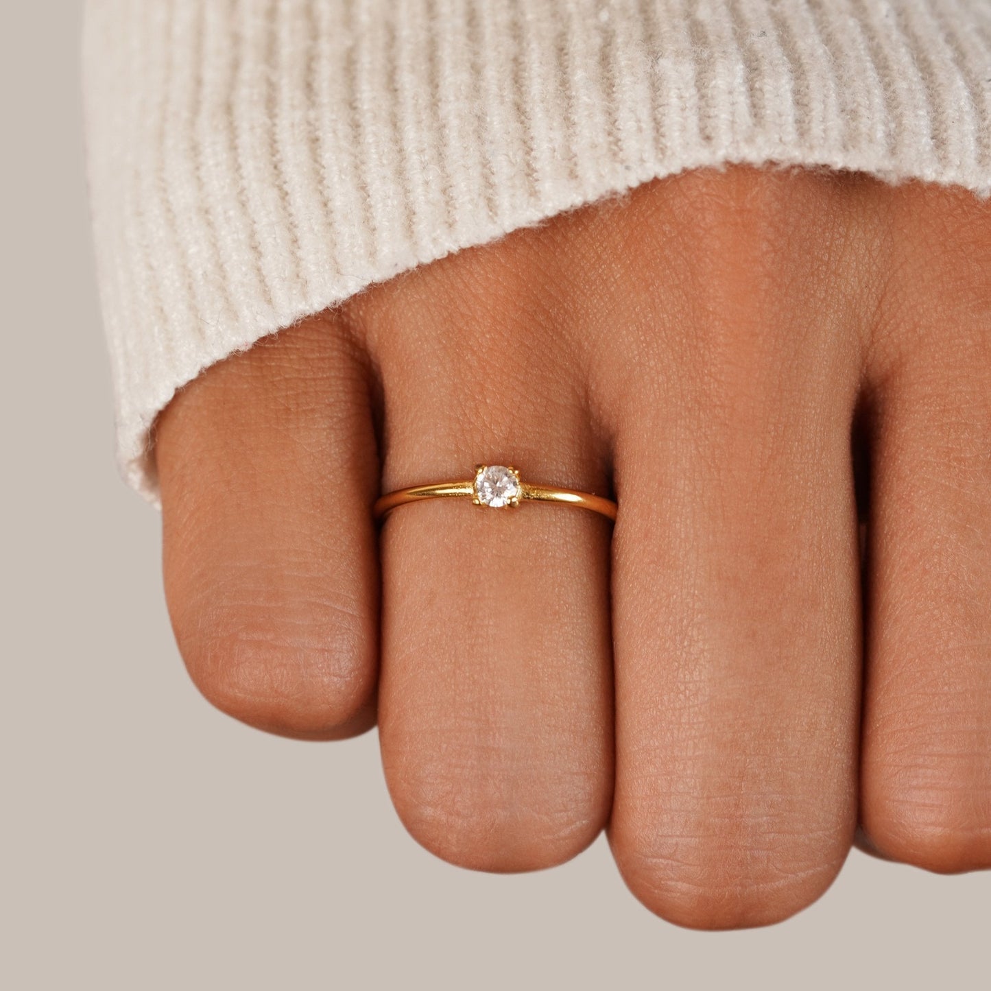 Birthstone Ring in Gold