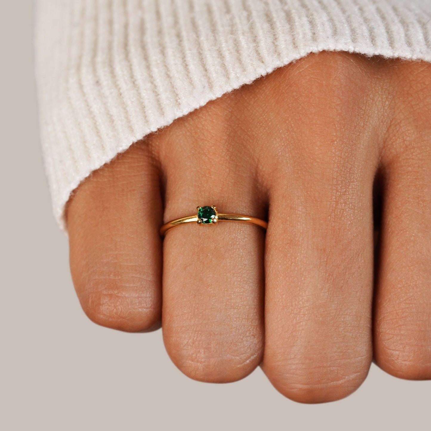 Birthstone Ring in Gold