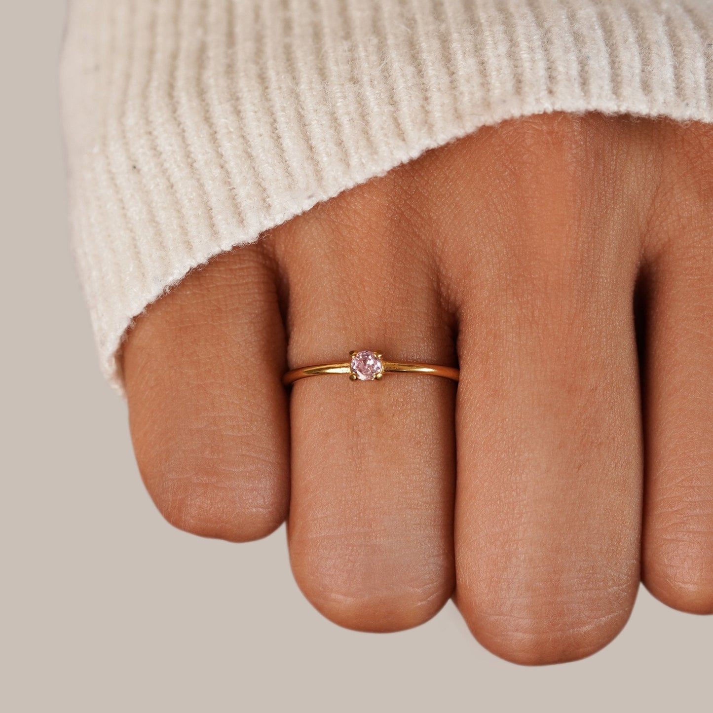 Birthstone Ring in Gold
