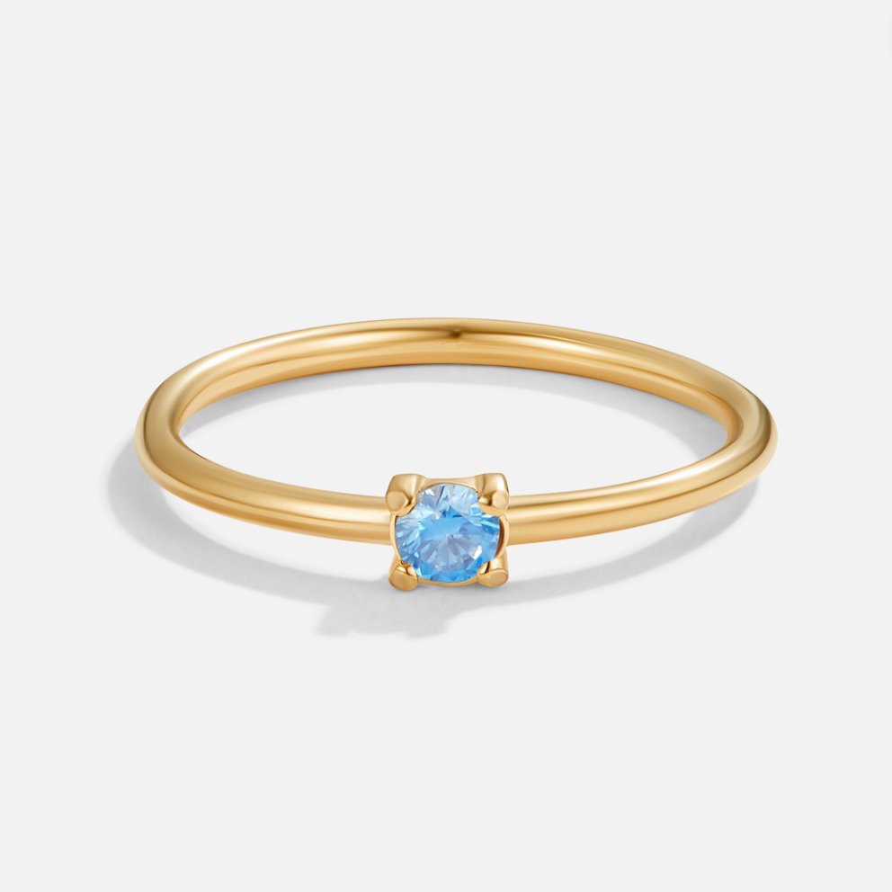 Birthstone Ring in Gold