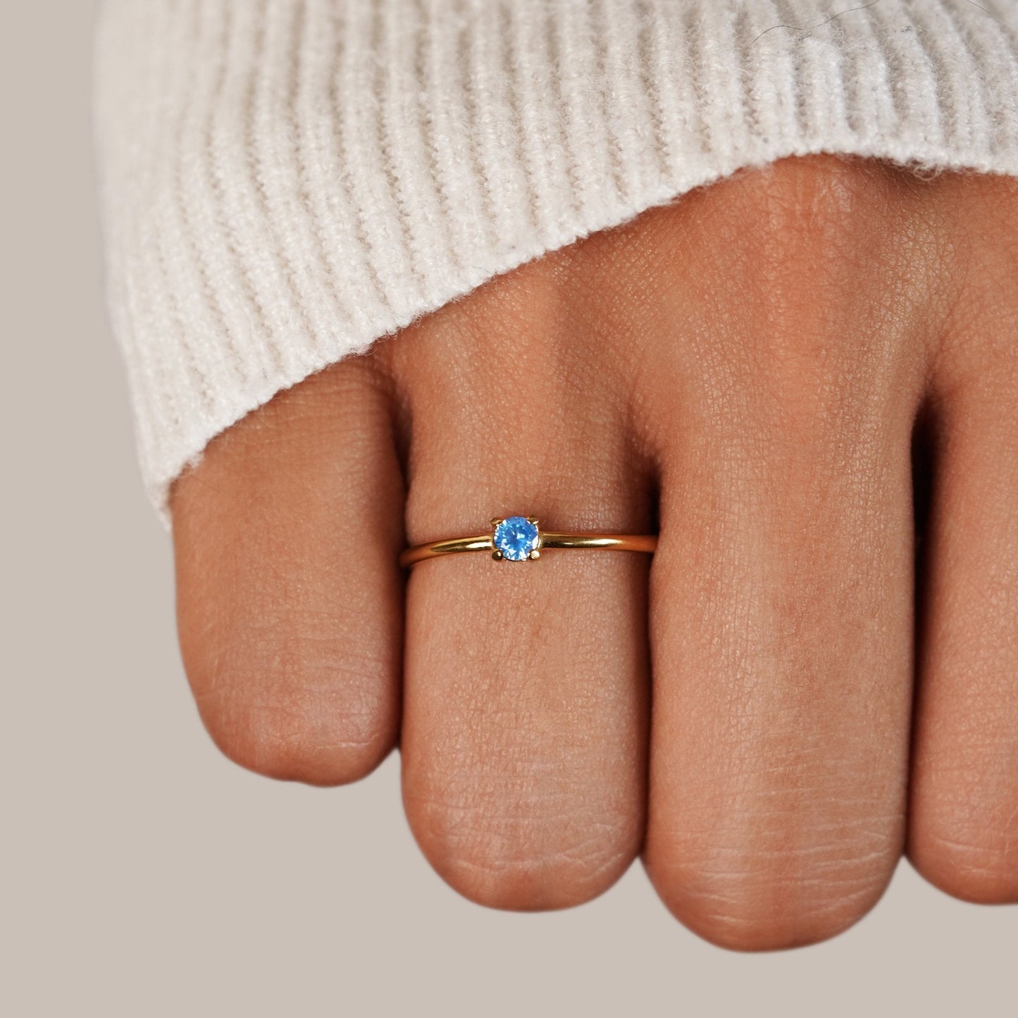Birthstone Ring in Gold