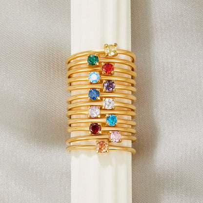 Birthstone Ring in Gold
