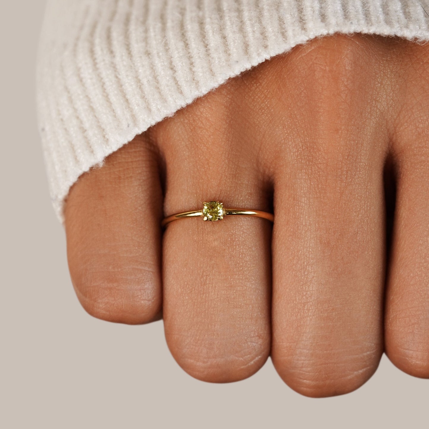 Birthstone Ring in Gold