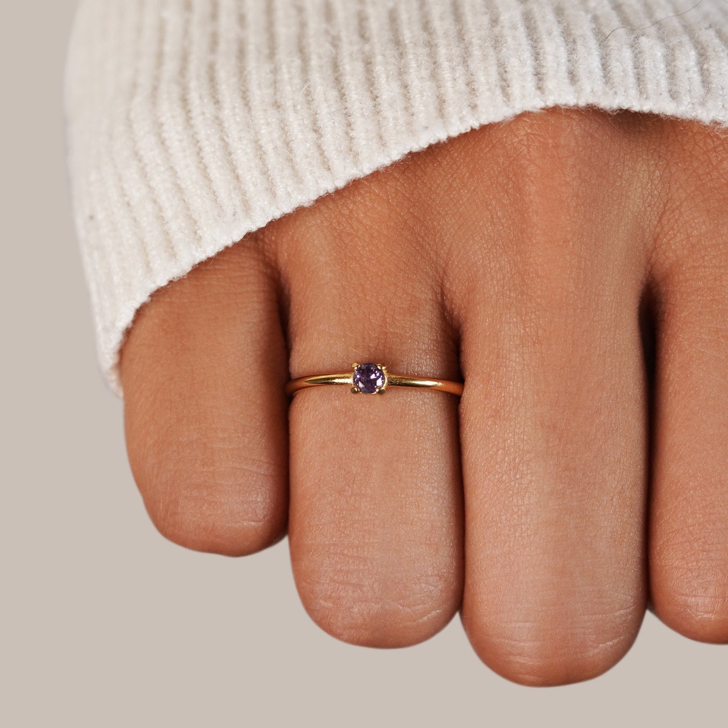 Birthstone Ring in Gold