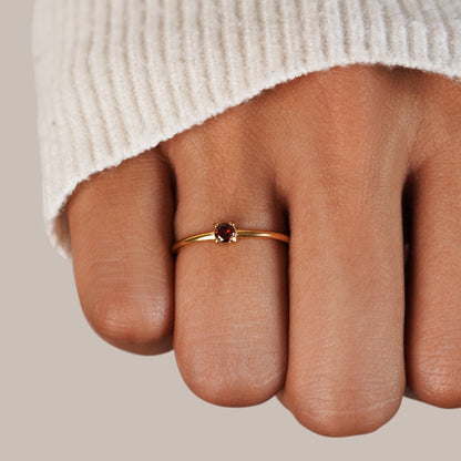 Birthstone Ring in Gold