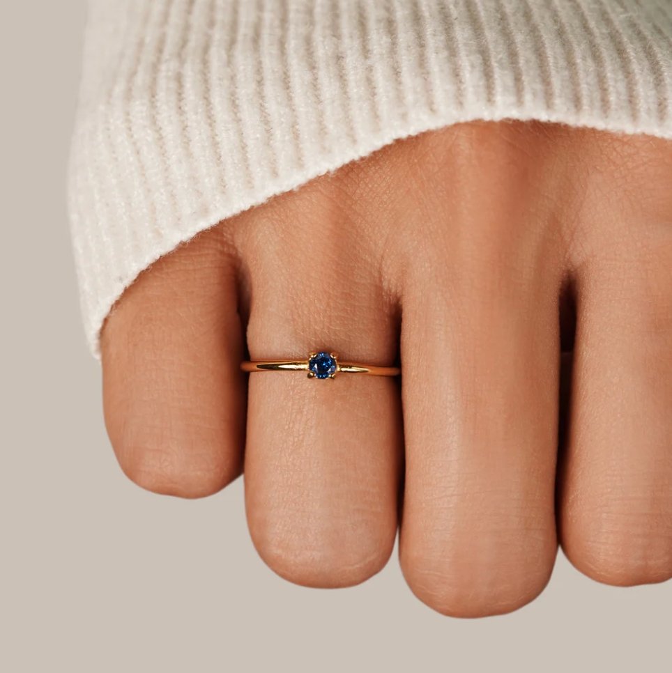 Birthstone Ring in Gold