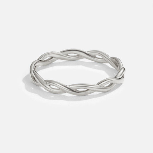 Infinity Ring in Silver
